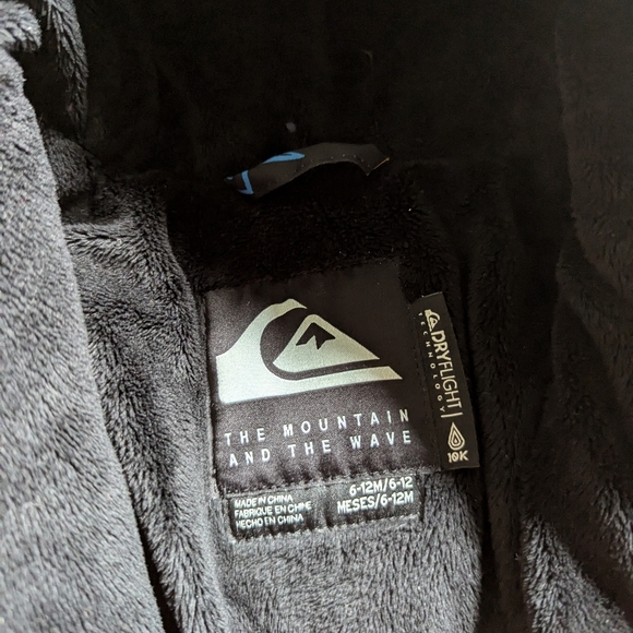 Quicksilver Infant 6-12 month Snowsuit - Picture 2 of 2